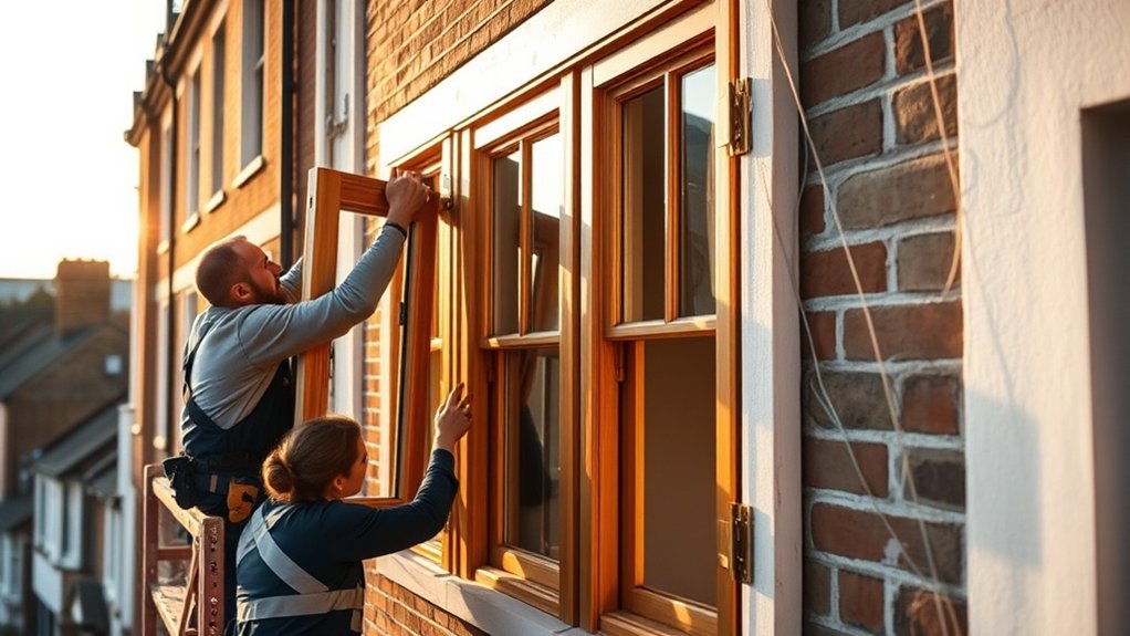 Wooden Window Installation Ealing