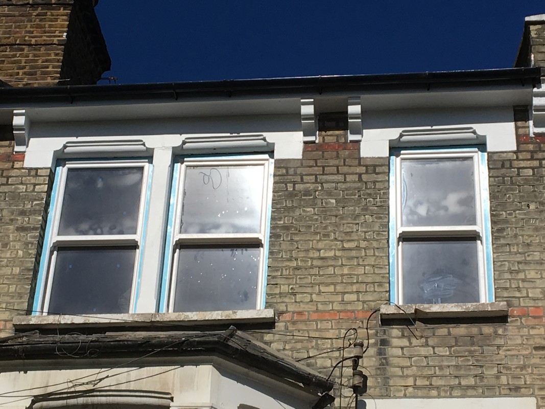 New uPVC sash windows fitted on Victorian terrace in Ealing